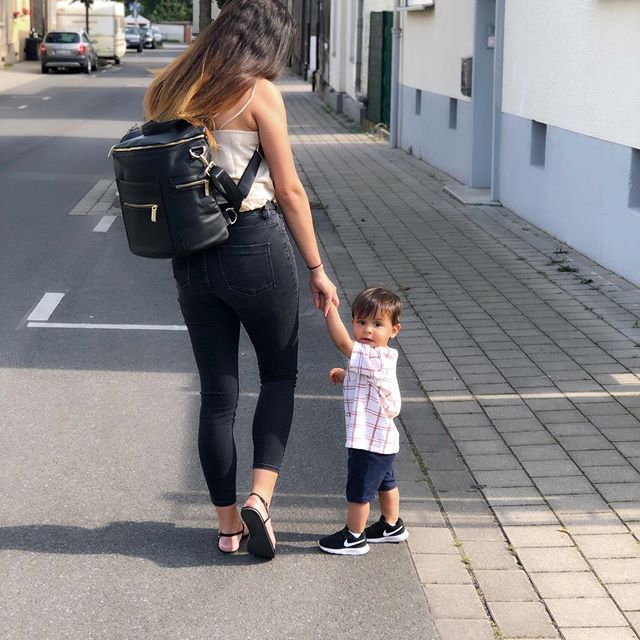 Momside Bebek Bakım Çantası Siyah 1 Momside Bebek Bakım Çantası Siyah
